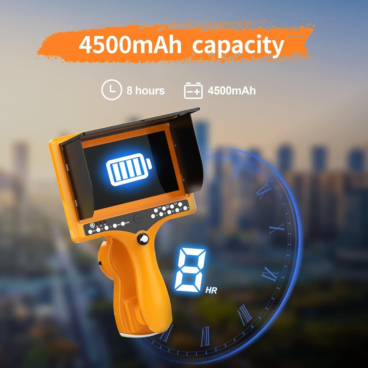 40m DVR autoself leveing Sewer Camera with Meter counter Drain Sewer Camera kit for Plumber