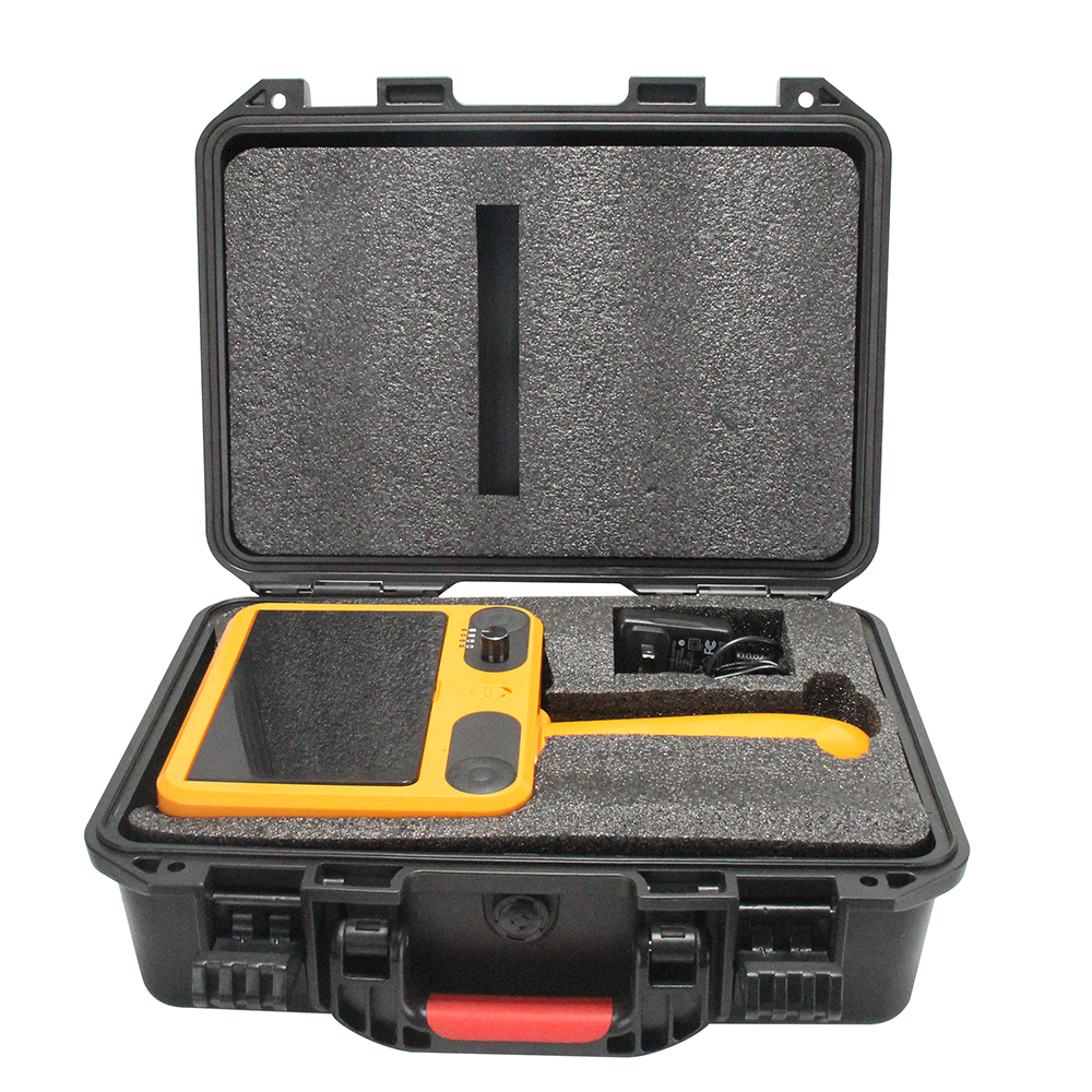 360 Rotation Camera kit with dual camera head for pipe and chimney inspection system with soft cable