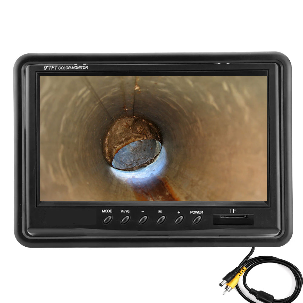 9inch DVR recorder AHD1080P monitor for the fish camera pipe camera repair use
