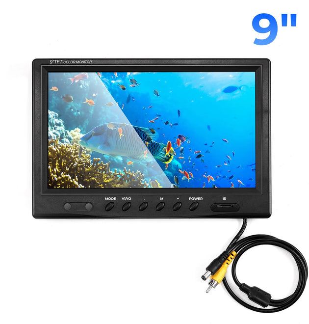9inch DVR recorder AHD1080P monitor for the fish camera pipe camera repair use