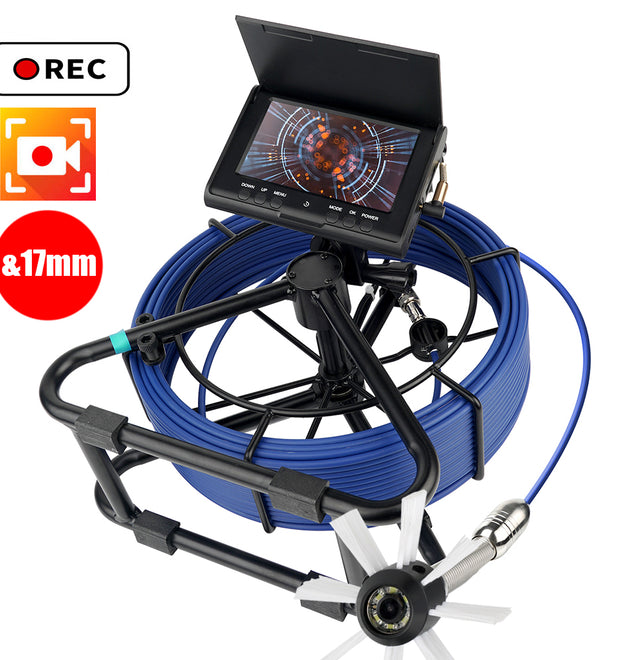 Sewer Camera HD1080P DVR-32GB, (0.67in) Plumbing Drain Camera 4.3