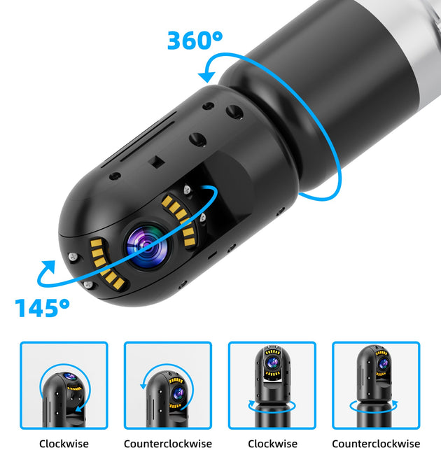 360 Rotating Plumbing Camera with 9mm Coils Sewer Camera | S830DTKMC50 (Shipped within a week)
