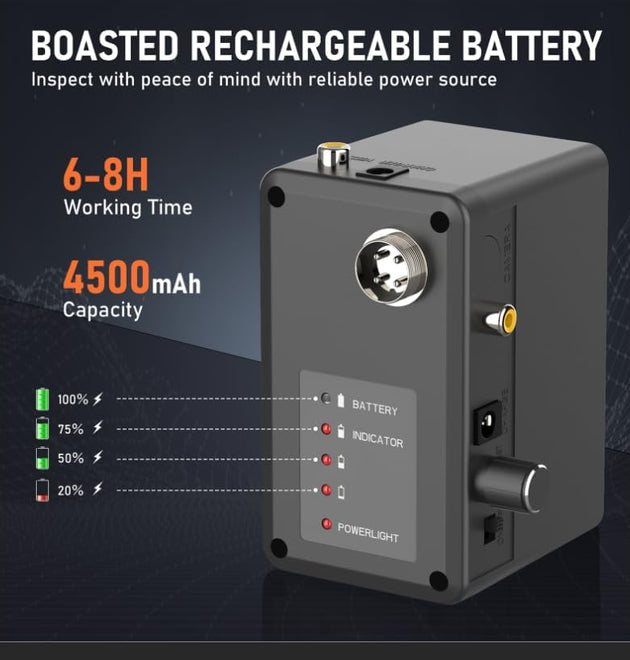 30m DVR Sewer Camera with Meter Marker Drain Sewer Camera for Plumber