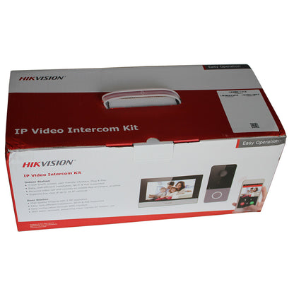 IP video intercom kit Villa KIS604-S3 Hikvision 3x LCD Monitor 7'' / Villa FHD 8-Series Door Station / Key Fob Reader / WiFi