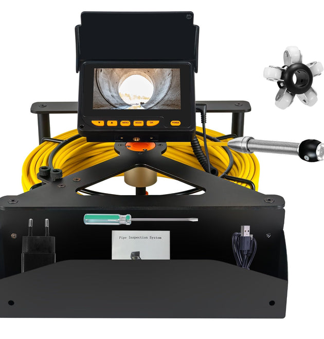 VEVOR 4.3 inch Sewer Inspection Camera with 32GB Card Plumbing Sewer Drain Snake Camera