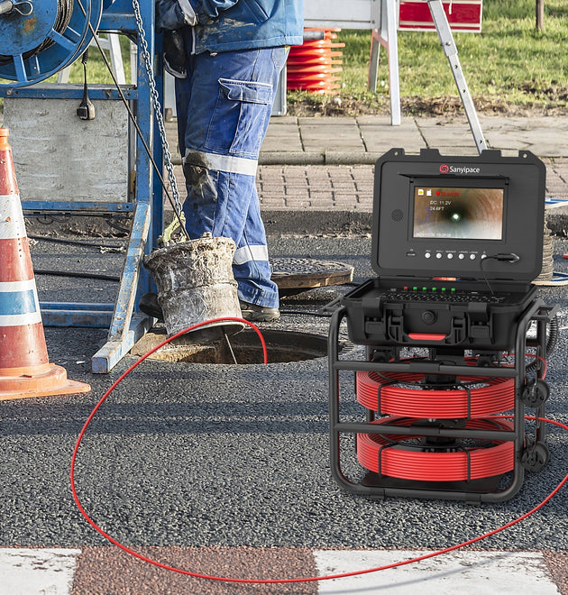 9-inch Dual Camera & Double Coil Sewer Camera| S820TSMKTR